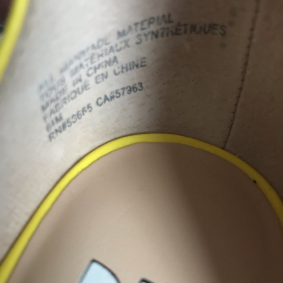 BP from Nordstrom’s beautiful yellow ankle strap sandals, new no box no tags. - Picture 6 of 6